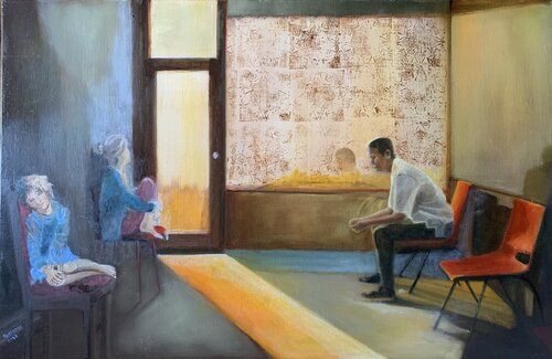 Entre... Je t'attends ! von Lisbeth Buonanno, Malerei kaufen auf Singulart