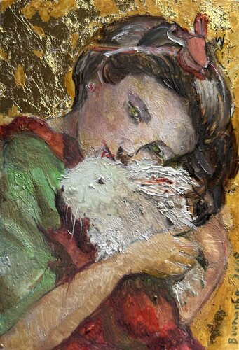 Un amour paisible von Lisbeth Buonanno, Malerei kaufen auf Singulart