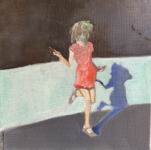 L'ombre qui saute de Lisbeth Buonanno, Pintura a la venta en Singulart