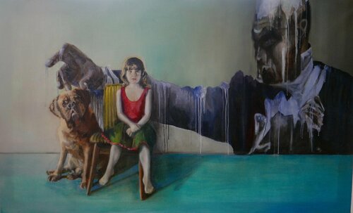 La voix de on Maître  2ème Prix au Salon d'Automne des Beaux-Arts de Boulogne-Billancourt van Lisbeth Buonanno, Schilderij te koop op Singulart