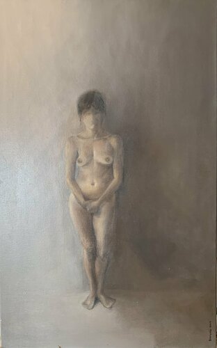 nu d'atelier di Lisbeth Buonanno, Pittura in vendita su Singulart