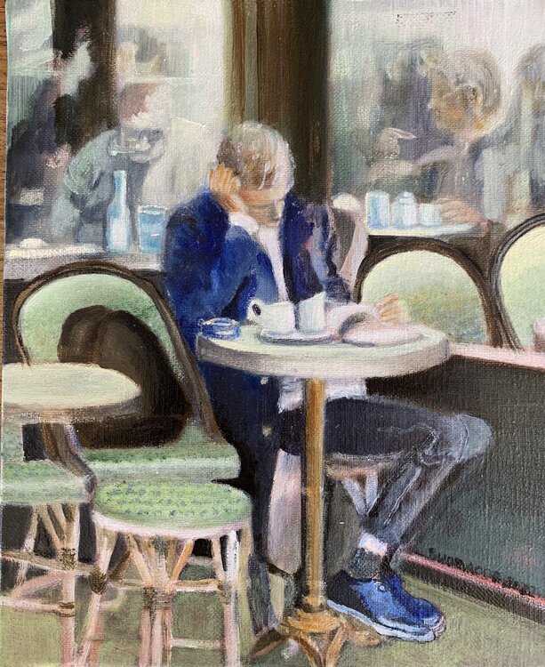 Le café de la Place Lisbeth Buonanno