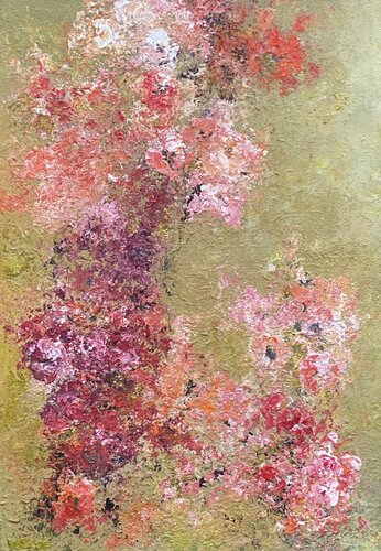 Flower and Fire di Wietzie, Pittura in vendita su Singulart