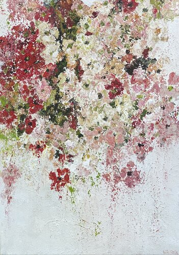 Le Parfum Des Roses di Wietzie, Pittura in vendita su Singulart