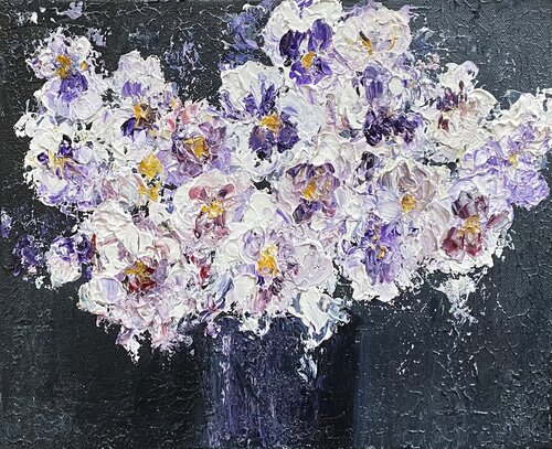 Heart of a Pansy di Wietzie, Pittura in vendita su Singulart