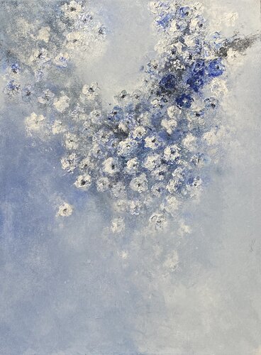 Symphonies of blue di Wietzie, Pittura in vendita su Singulart