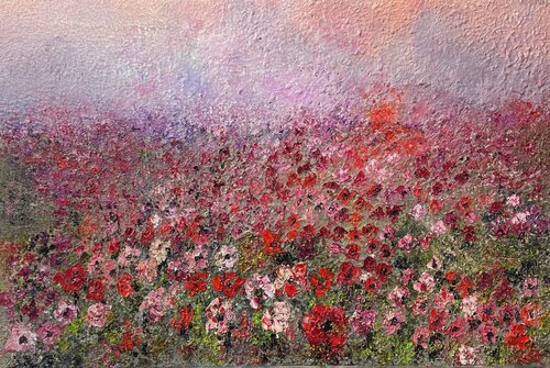 Passion for Poppies von Wietzie, Malerei kaufen auf Singulart