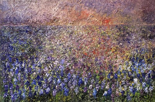 Violet Abundance by Wietzie, Painting for Sale on Singulart