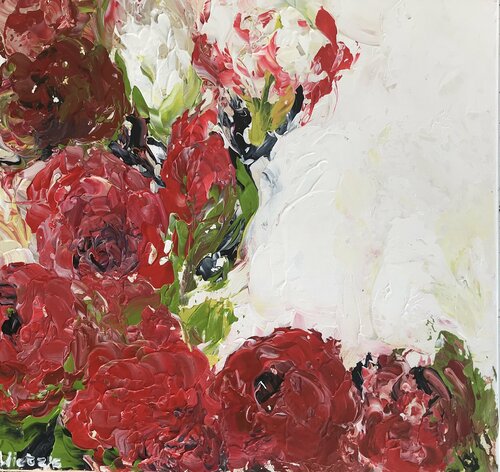 Red Red Roses di Wietzie, Pittura in vendita su Singulart
