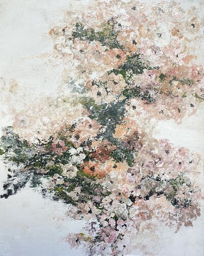 Under the Cherry Tree di Wietzie, Pittura in vendita su Singulart