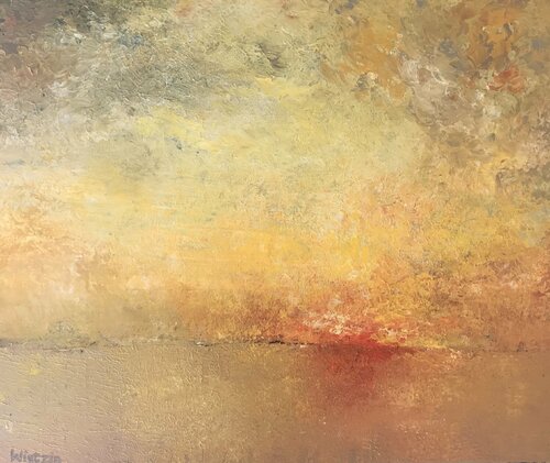 Sunset Sky di Wietzie, Pittura in vendita su Singulart