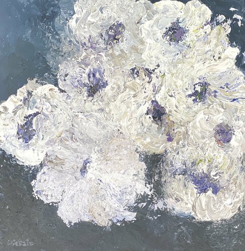 Moonlight Flowers di Wietzie, Pittura in vendita su Singulart