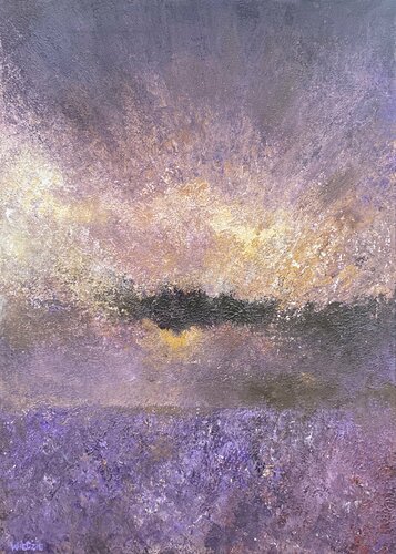 Lavender Sky di Wietzie, Pittura in vendita su Singulart