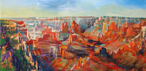 Grand Canyon #1 live landscape von Lee Bivens, Malerei kaufen auf Singulart