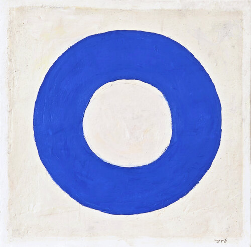 Blue circle van Jan-Thomas Ölund, Schilderij te koop op Singulart