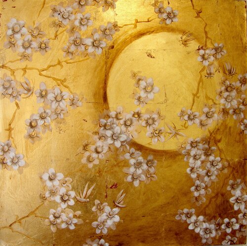 In golden moonlight von Teresa Poole, Malerei kaufen auf Singulart