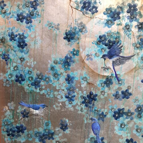 Blue blue moon Teresa Poole