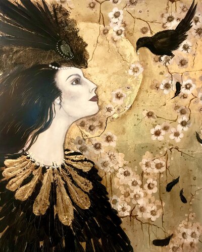 Mesmerised par Teresa Poole, Peinture en vente sur Singulart