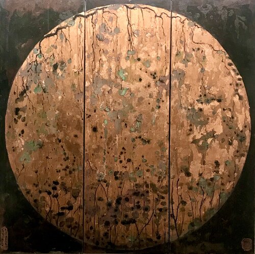 To the moon and back van Teresa Poole, Schilderij te koop op Singulart