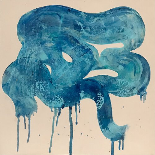 Blue beginnings van Teresa Poole, Schilderij te koop op Singulart