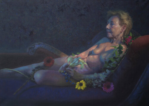 Moonlight grace by Francien Krieg, Painting for Sale on Singulart