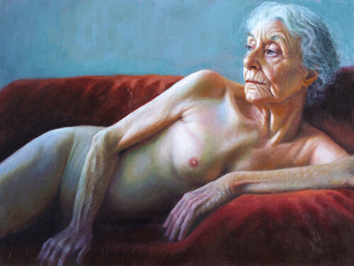 The weight of time van Francien Krieg, Schilderij te koop op Singulart