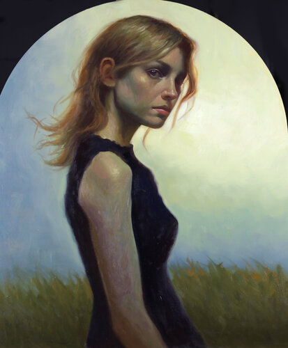 The Shadow of Narcissus van Francien Krieg, Schilderij te koop op Singulart