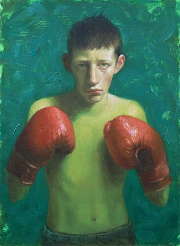 Keeping your head up di Francien Krieg, Pittura in vendita su Singulart