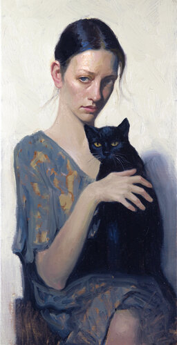 What she guards in silence di Francien Krieg, Pittura in vendita su Singulart