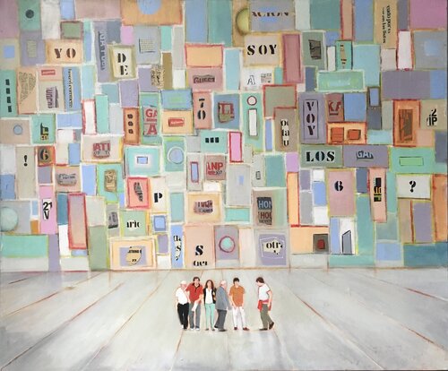 Por el centro von Luisa González, Malerei kaufen auf Singulart