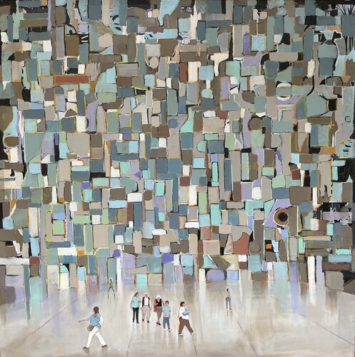 Recorriendo la ciudad di Luisa González, Pittura in vendita su Singulart