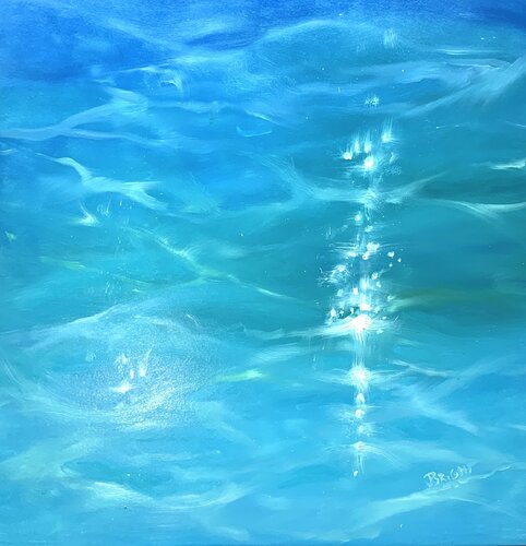 The Shape Of Water di Julia Bright, Pittura in vendita su Singulart