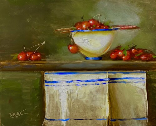 Red, White and Blue di Julia Bright, Pittura in vendita su Singulart