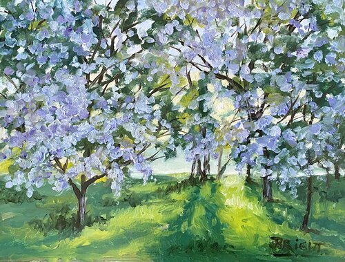 The Glory Of Spring by Julia Bright, 油畫 for Sale on Singulart