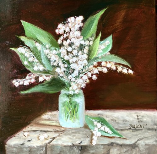 Lilly Of The Valley von Julia Bright, Malerei kaufen auf Singulart