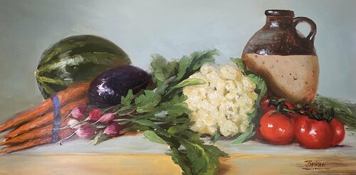 Veggie Bounty von Julia Bright, Malerei kaufen auf Singulart