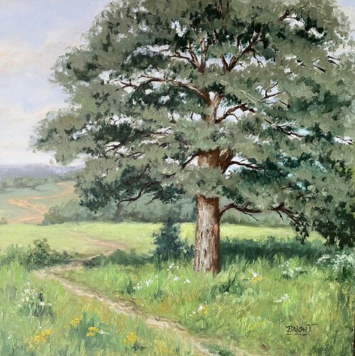 Portrait Of A Tree by Julia Bright, 油畫 for Sale on Singulart