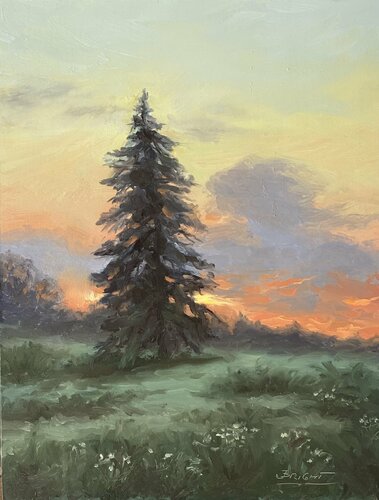 The Leaning Tree von Julia Bright, Malerei kaufen auf Singulart