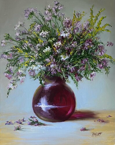 Wildflowets di Julia Bright, Pittura in vendita su Singulart
