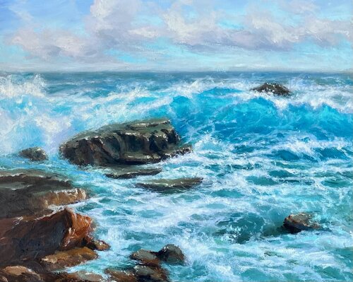 Intrepid by Julia Bright, 油畫 for Sale on Singulart