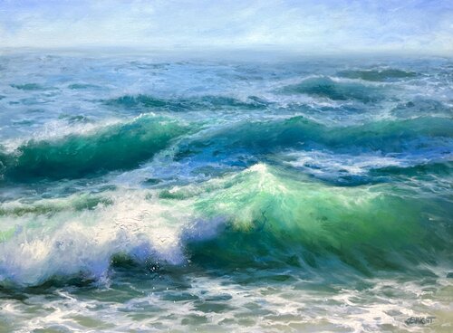 Glimmer by Julia Bright, 油畫 for Sale on Singulart