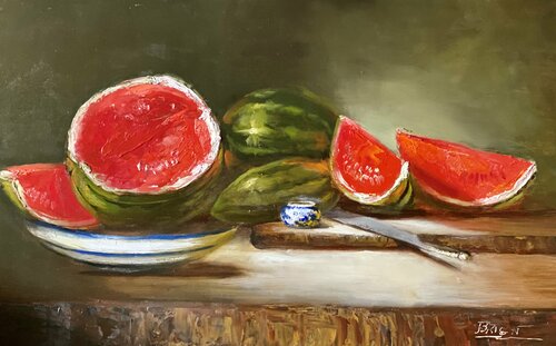 Watermelon von Julia Bright, Malerei kaufen auf Singulart