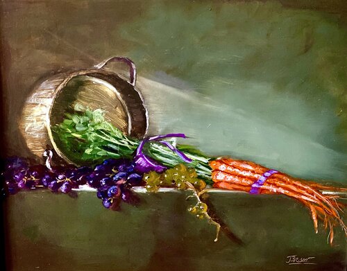 Carrots, Grapes and Brass Julia Bright