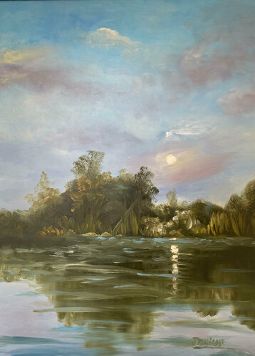 Between The Hours van Julia Bright, Schilderij te koop op Singulart