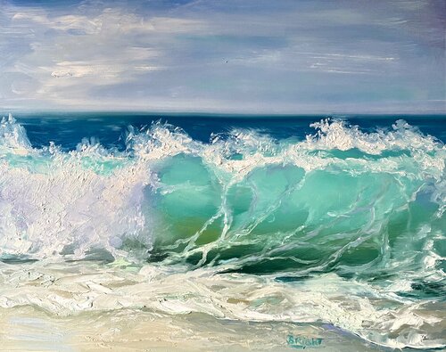 Emerald di Julia Bright, Pittura in vendita su Singulart