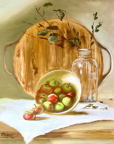 Lady Apples de Julia Bright, Pintura a la venta en Singulart