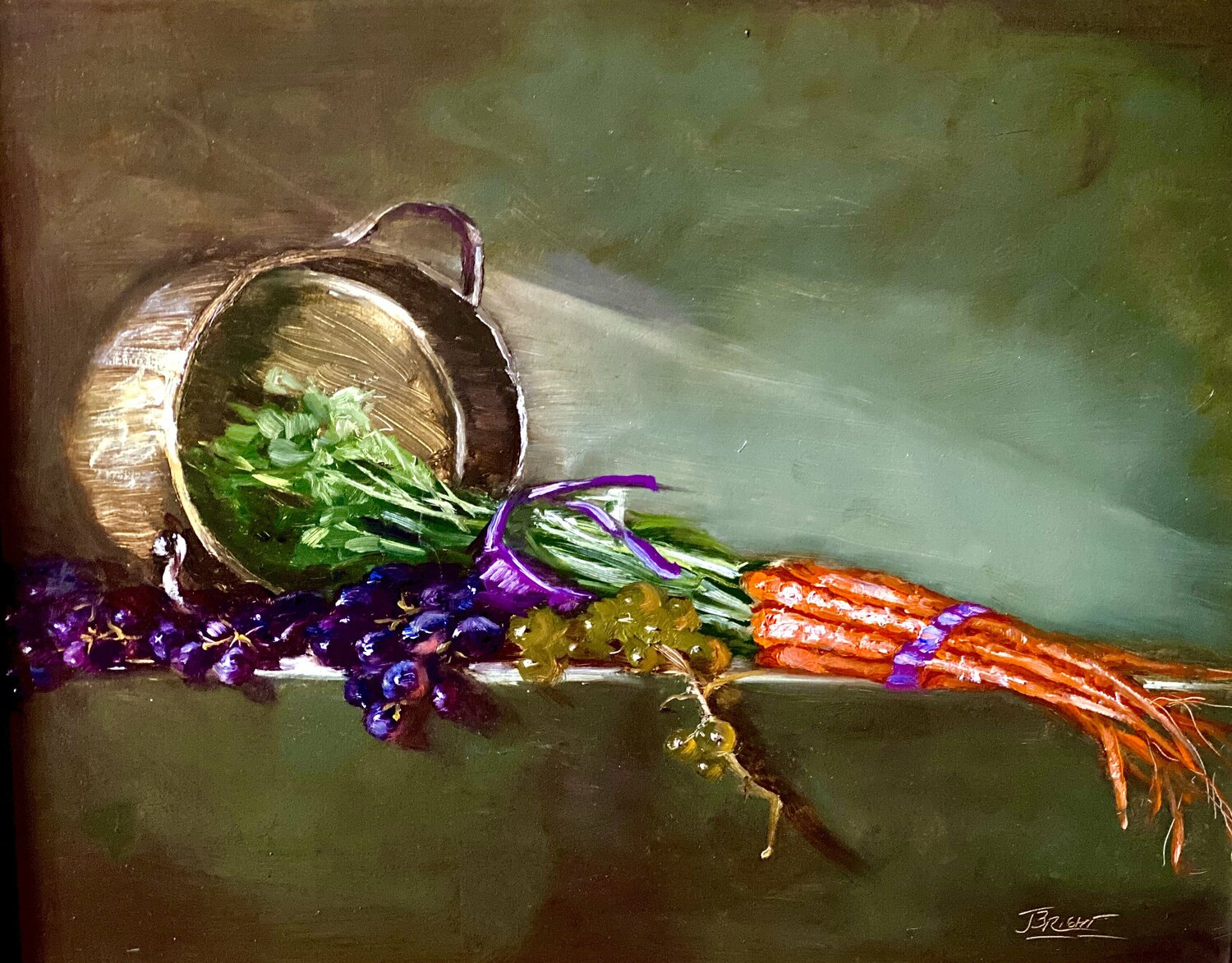 Carrots, Grapes and Brass Julia Bright