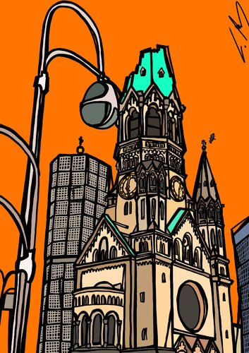 Gedächtniskirche Berlin, Germany by Claudia Ahrens, Print for Sale on Singulart