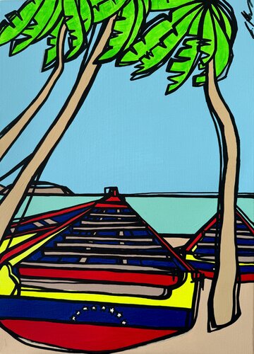 Isla de Margarita, Venezuela von Claudia Ahrens, Malerei kaufen auf Singulart