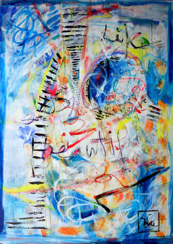 Life is beautiful. En exhibición van Bego Lafuente, Schilderij te koop op Singulart